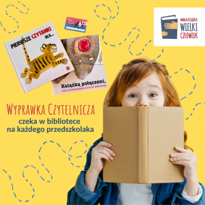 Plakat informujący o akcji "Mała książka – wielki człowiek”